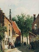 unknow artist European city landscape, street landsacpe, construction, frontstore, building and architecture. 244 oil painting picture wholesale